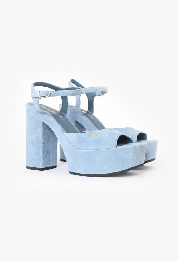 Chanel 2023 Suede Platform Pumps - 3 Chanel 2023 Suede Platform Pumps - 3