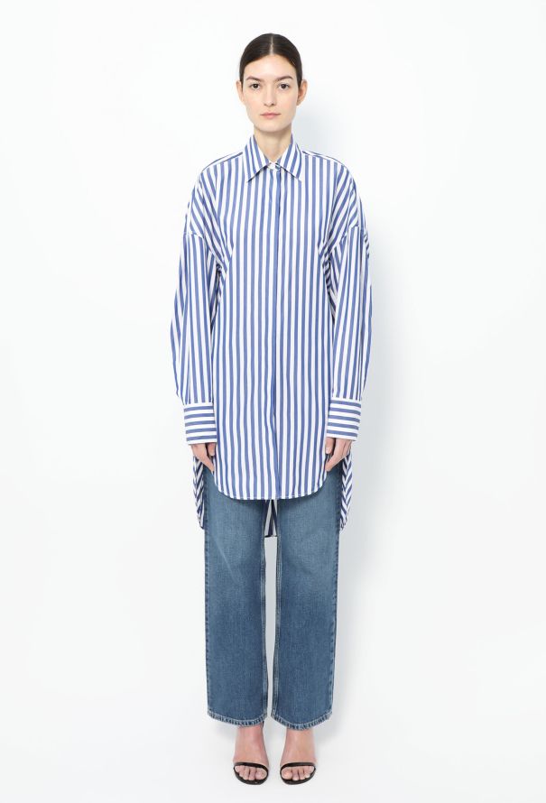 Céline 2016 Striped Cotton Tunic - 1