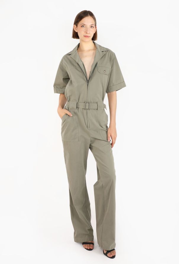 Dior Monsieur Utility Belted Jumpsuit, 1970s - 1