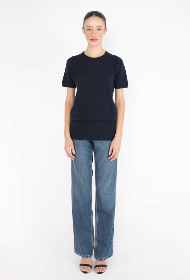 Chanel Cashmere Knit 'CC' Sweater - 1