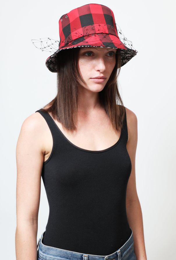 Christian Dior Black Veil Bucket Hat