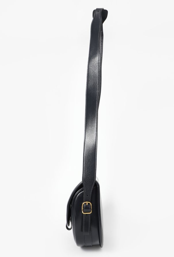 Hermès '90s Navy Box Balle de Golf Bag - 5