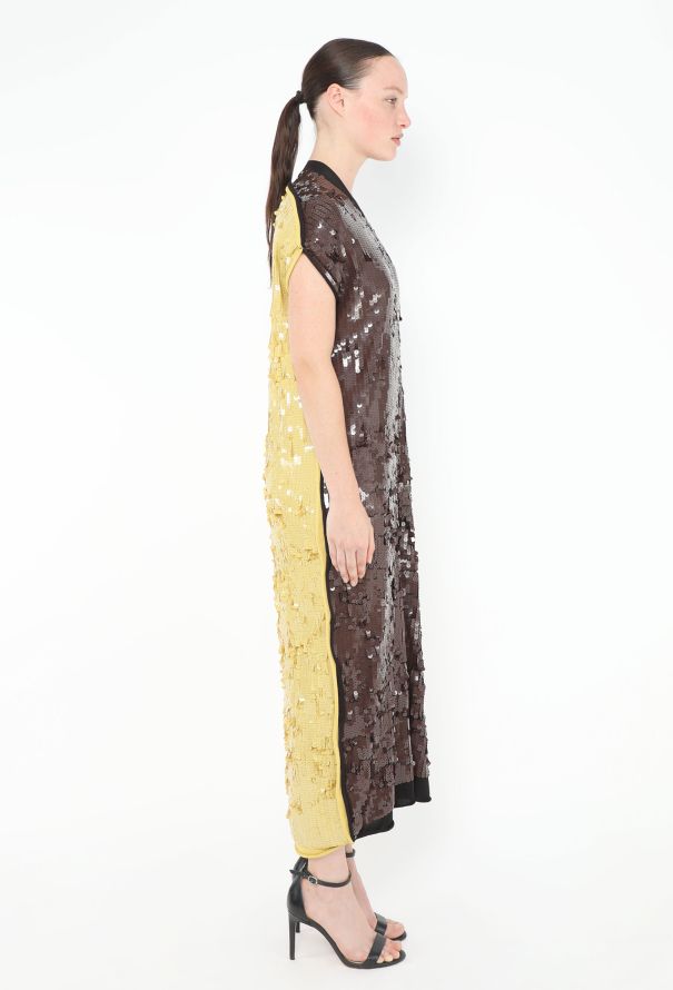 Bottega Veneta Pre-Fall 2020 Bicolor Sequin Dress - 3