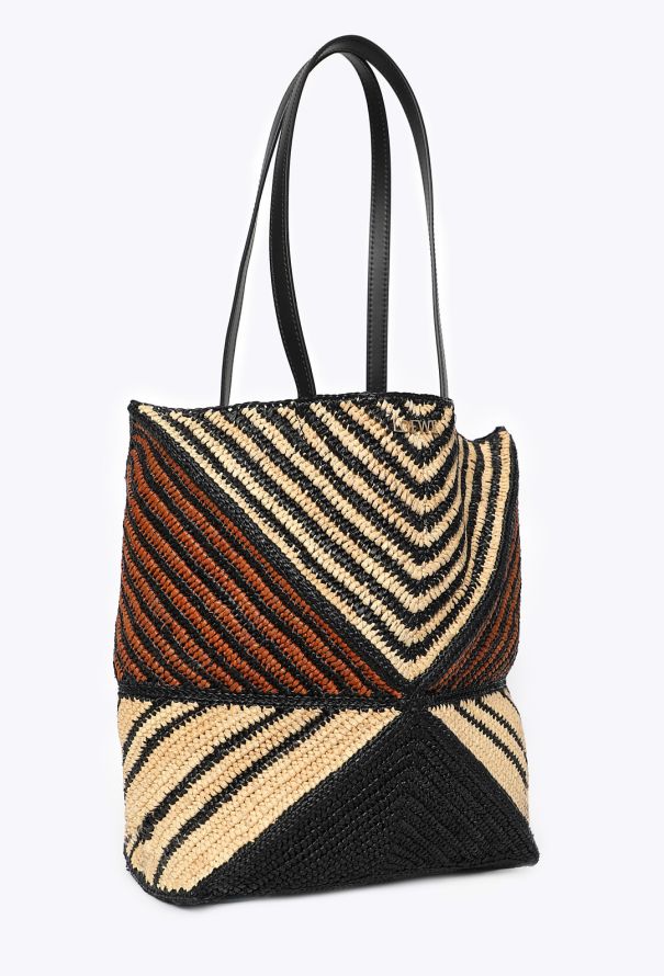 Loewe x Paula's Ibiza Puzzle Fold Raffia Tote, 2024 - 4