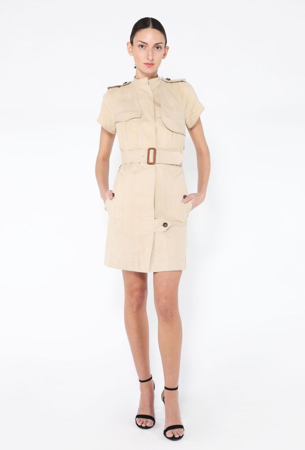 Céline S/S 2010 Gabardine Trench Dress - 3