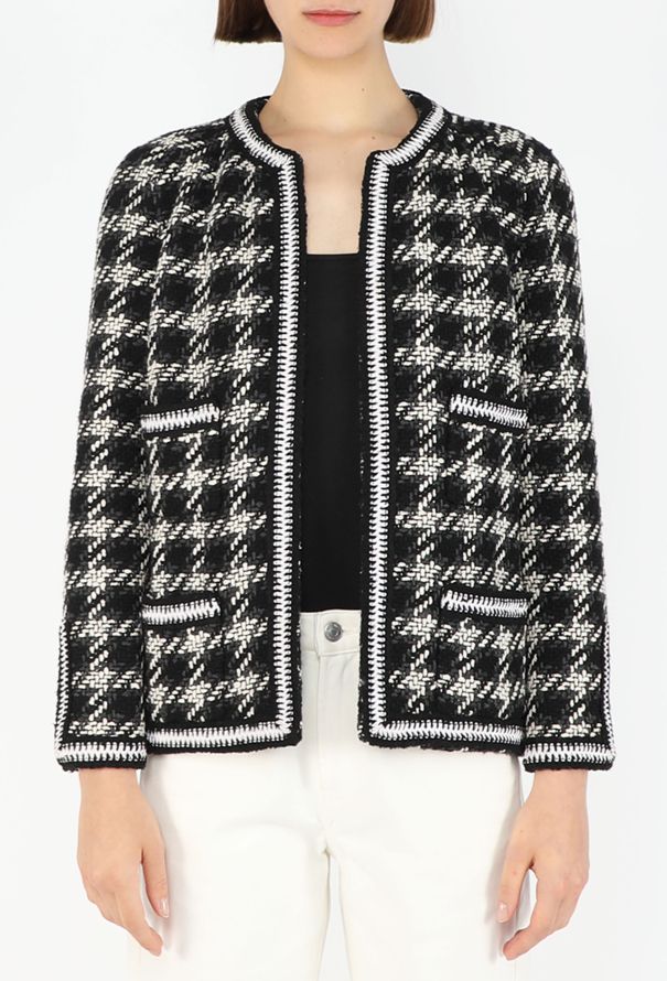 Chanel Houndstooth Tweed Jacket, F/W 1984 - 1