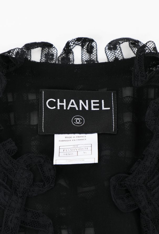 Chanel S/S 2000 Lace Ribbon Jacket - 6