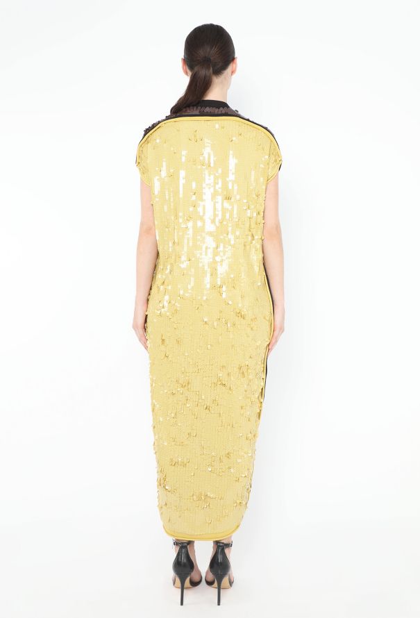 Bottega Veneta Pre-Fall 2020 Bicolor Sequin Dress - 5