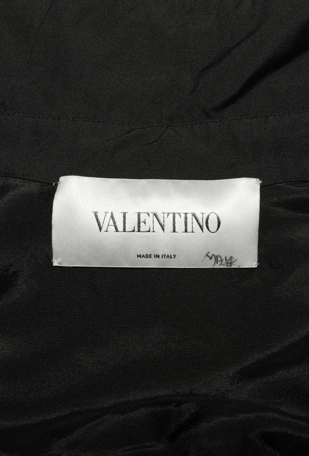 Valentino S/S 2019 Ruched Cape-Sleeve Dress - 6 Valentino S/S 2019 Ruched Cape-Sleeve Dress - 6