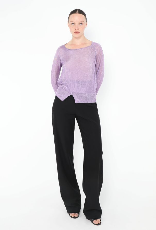 The Row Pre-Fall 2022 Asymmetrical Lurex Giro Top - 3