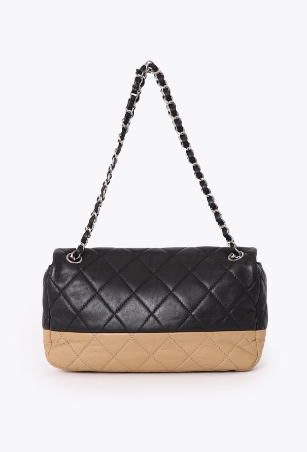Chanel Bicolor Single Flap Bag - 4