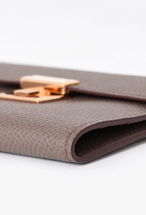 Hermès Etoupe Epsom Clic 10 Wallet - 7 Hermès Etoupe Epsom Clic 10 Wallet - 7