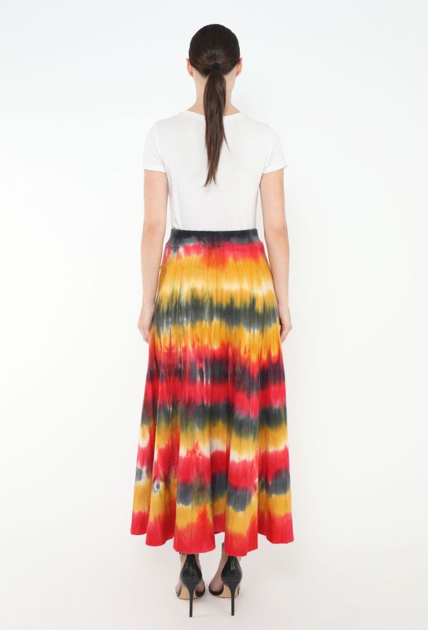 Gabriela Hearst 2020 Ella Tie-Dye Cashmere Skirt - 4
