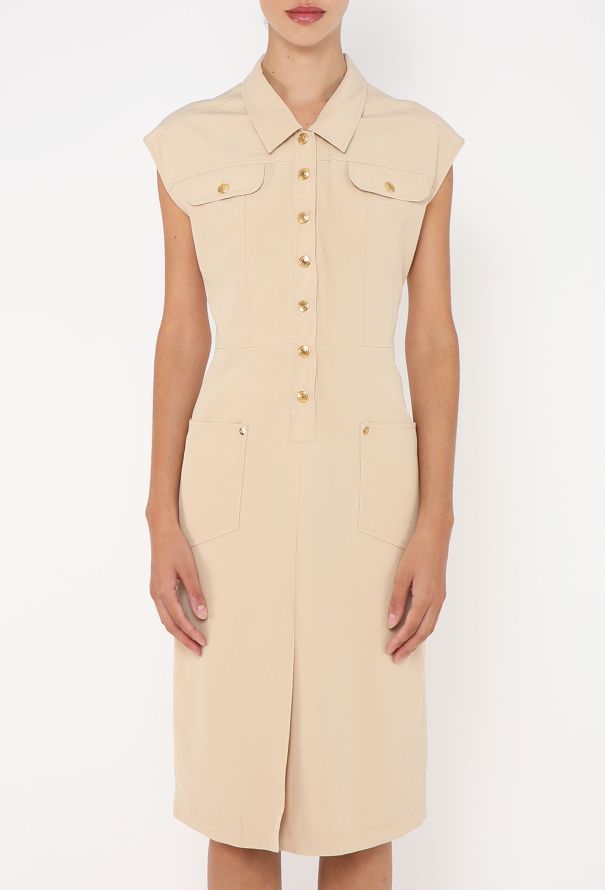 Céline 2019 Crêpe Safari Dress - 2