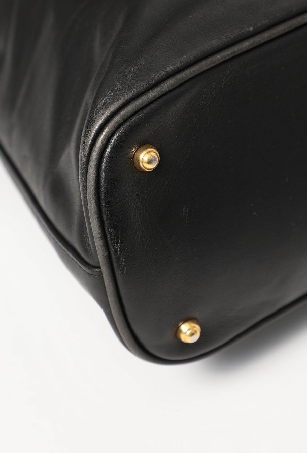 Gucci Vintage Black Bamboo Bag - 10