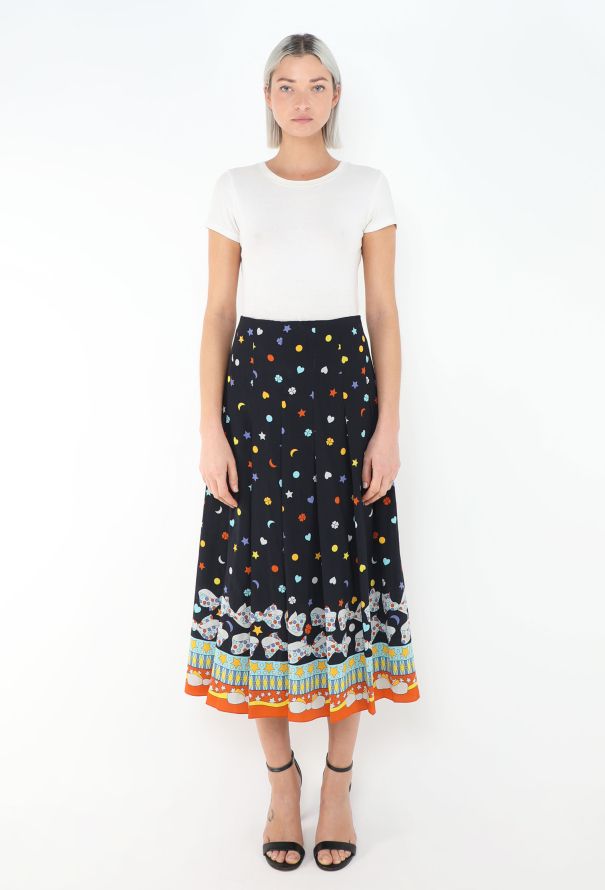 Gucci Pre-Fall 2016 Pleated Silk Skirt - 1