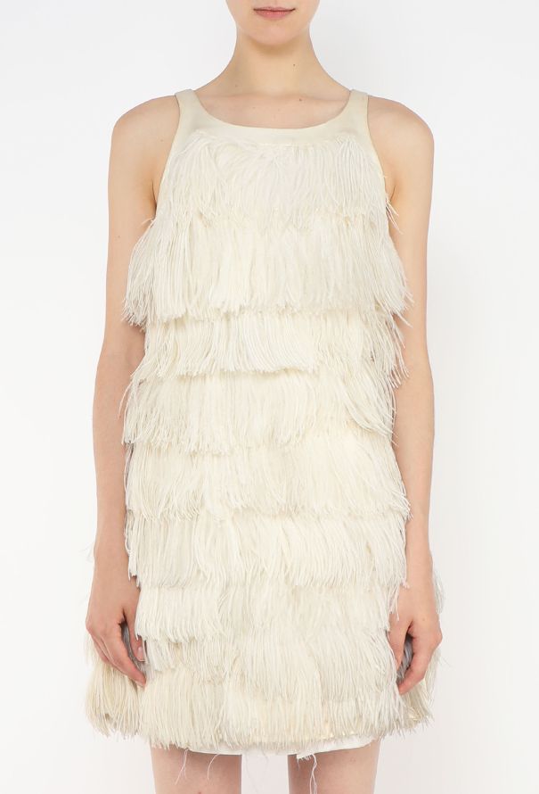 Chloé RARE 1960s Marabou Feather Dress - 3