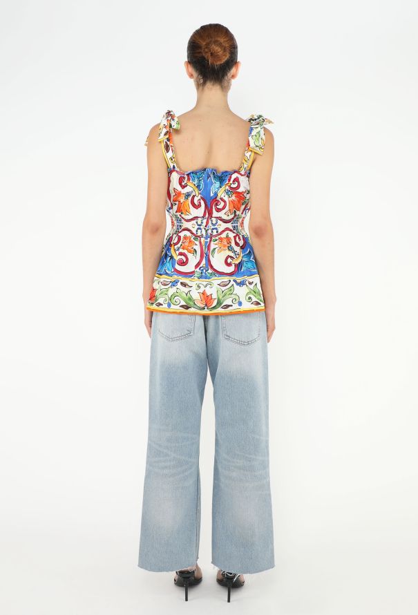 Dolce & Gabbana 2018 Majolica Cotton Top - 4 Dolce & Gabbana 2018 Majolica Cotton Top - 4