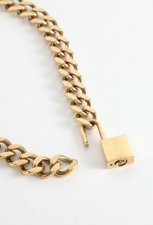 Dior Chainlink Key & Padlock Necklace, 2005 - 6