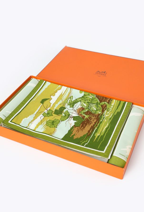 Hermès Vintage 4-piece Frog Placemat set - 2