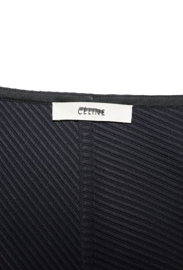 Céline Twill Belted Wrap Skirt - 5