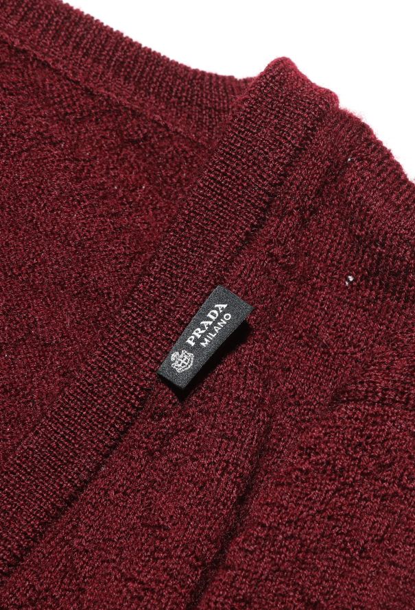 Prada Plunging Knit Sweater, S/S 2026 - 7