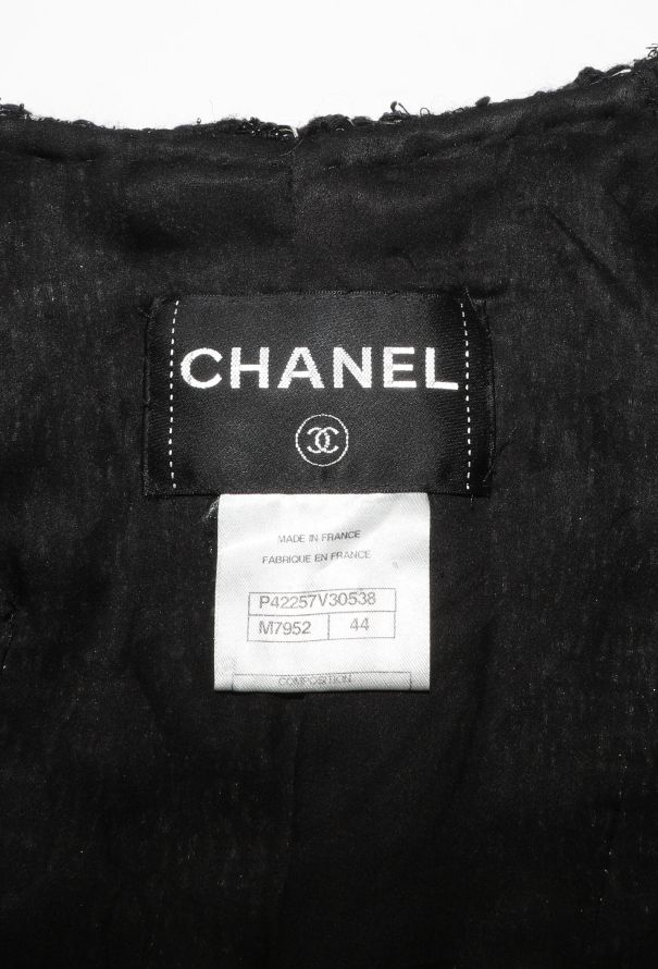 Chanel 2011 Braided Trim Tweed Jacket - 6