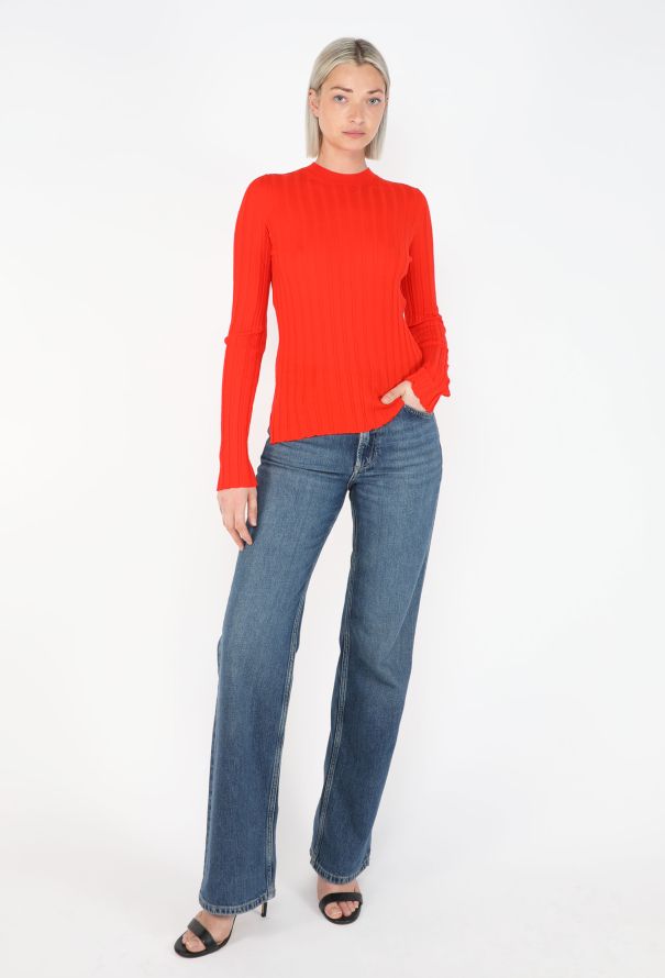 Céline Ribbed Knit Top - 3