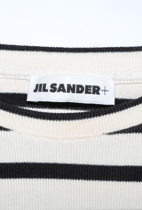 Jil Sander 2021 Marinière Logo T-Shirt - 4