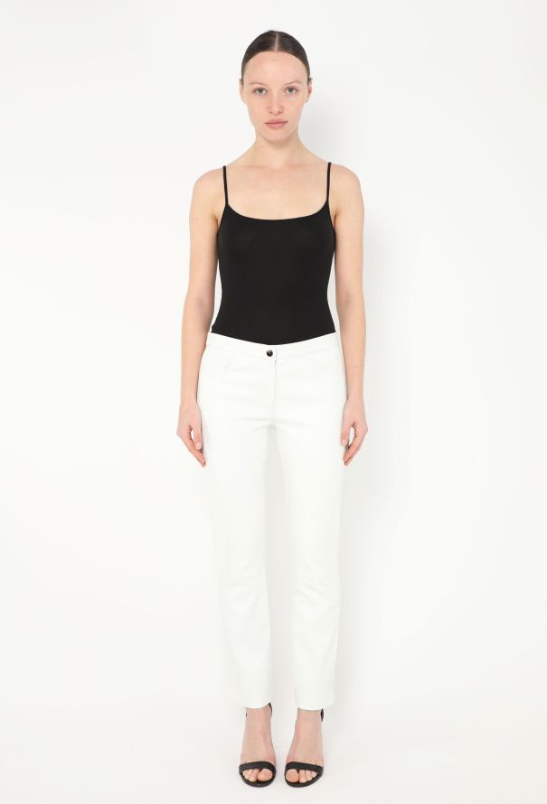 The Row Tapered Lambskin Pants - 2 The Row Tapered Lambskin Pants - 2