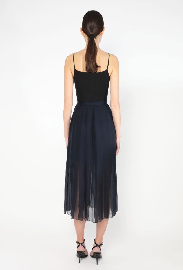 Chanel Haute Couture '90s Chiffon Skirt - 5