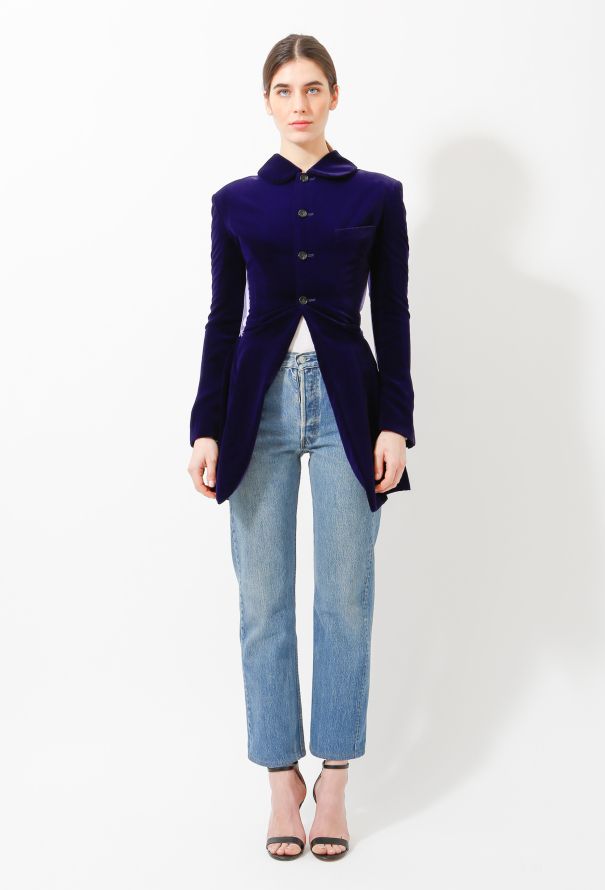 Comme des Garçons F/W 2007 Trompe l'Œil Velvet Jacket - 3