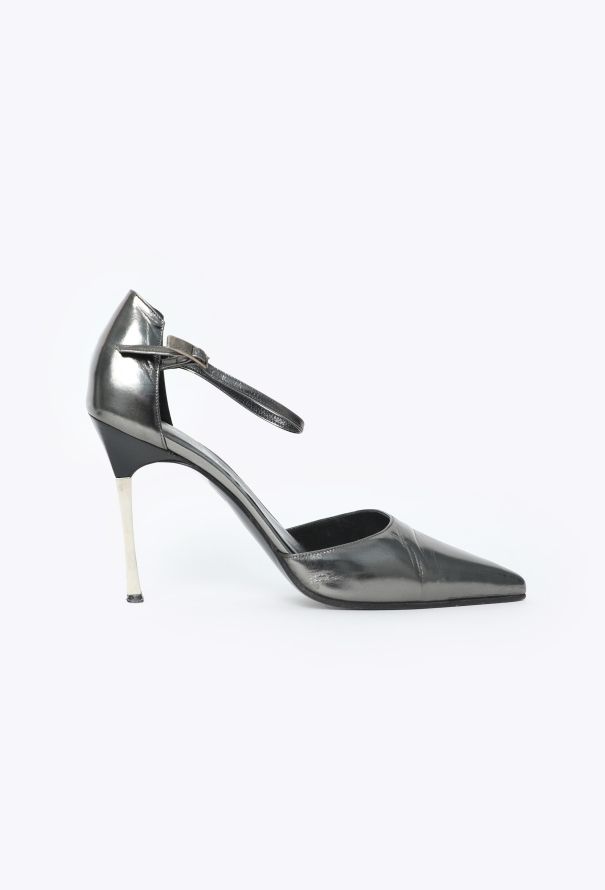 Gucci F/W 1997 Metallic Leather Pumps - 1