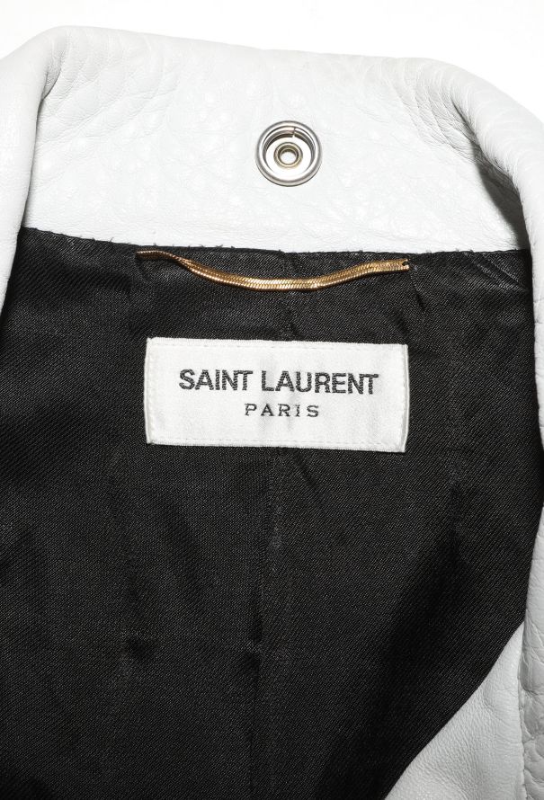 Saint Laurent S/S 2016 Distressed Leather Biker Jacket - 7 Saint Laurent S/S 2016 Distressed Leather Biker Jacket - 7