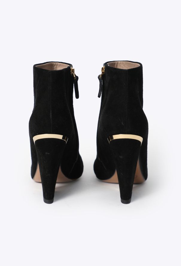 Chloé Beckie Suede Ankle Boots - 4