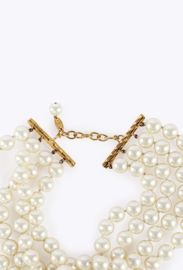 Chanel Castellane Pearl Choker Necklace, F/W 1988 - 4