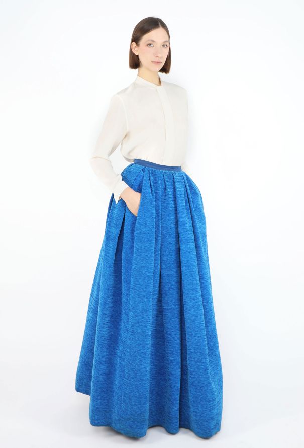 Saint Laurent Haute Couture 1976 Jacquard Maxi Skirt - 5