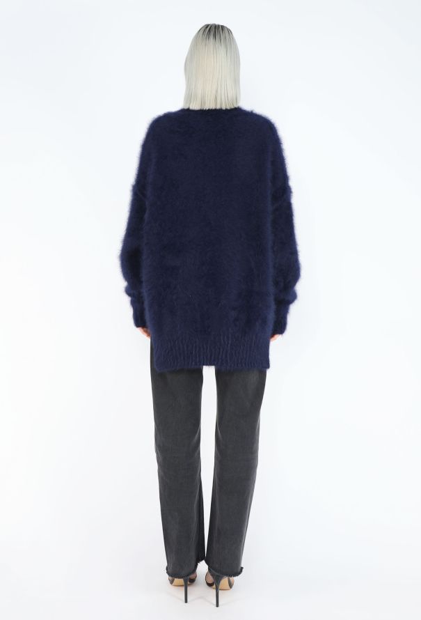 Céline Oversized Angora Sweater - 4