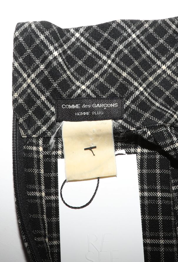 Comme des Garçons '90s Homme Plus Checkered Wool Tunic - 6