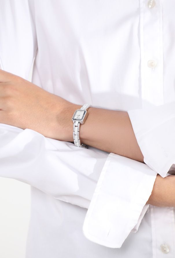 Chanel Rare 18K White Gold & Diamond Mini Première Watch - 4