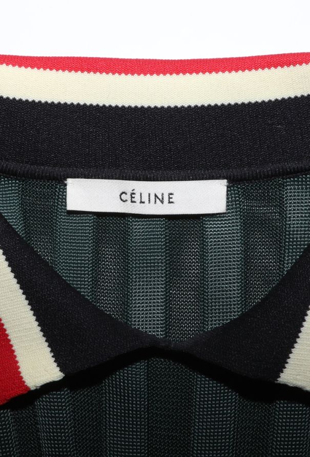 Céline Striped Polo Top, S/S 2014 - 6
