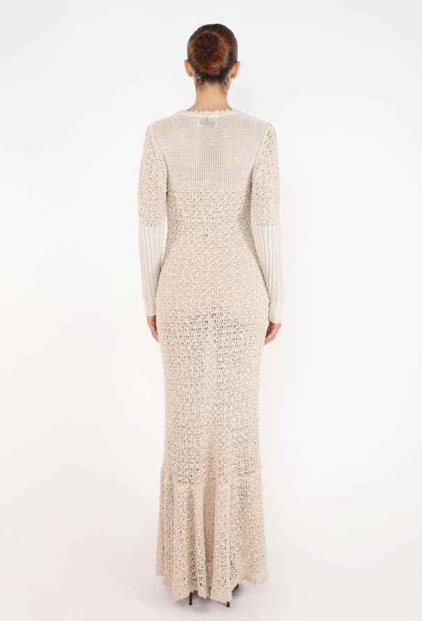 World Treasures Hand-Loomed Irish Linen Dress, 1970s - 4