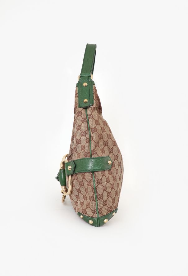 Gucci Monogram Horsebit Shoulder Bag - 5