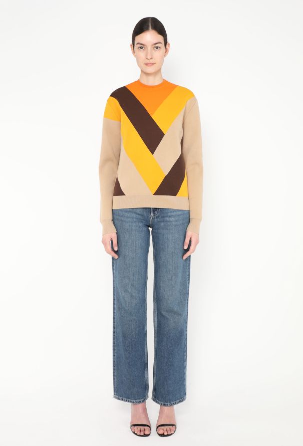 Céline F/W 2011 Colorblock Cashmere Sweater - 3 Céline F/W 2011 Colorblock Cashmere Sweater - 3