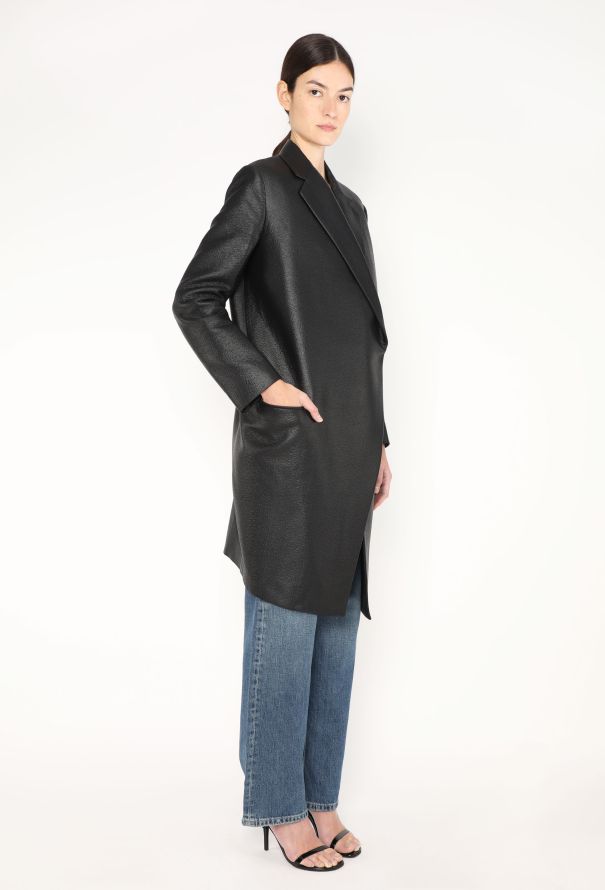 Céline F/W 2011 Textured Crombie Coat - 4