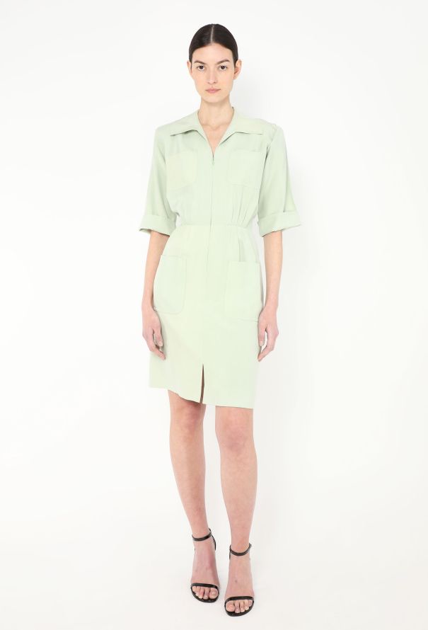 Saint Laurent Vintage Silk Saharan Dress - 1