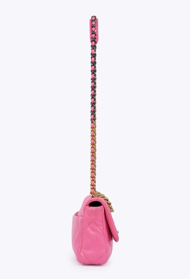 Chanel Pink 19 Medium Flap Bag - 5