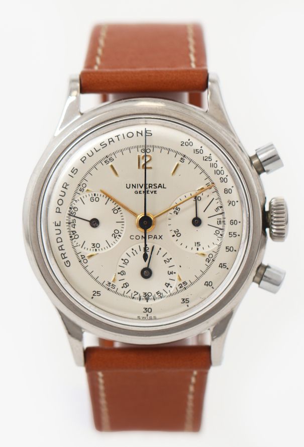Universal Genève 1960s Compax Chronograph Watch - 3