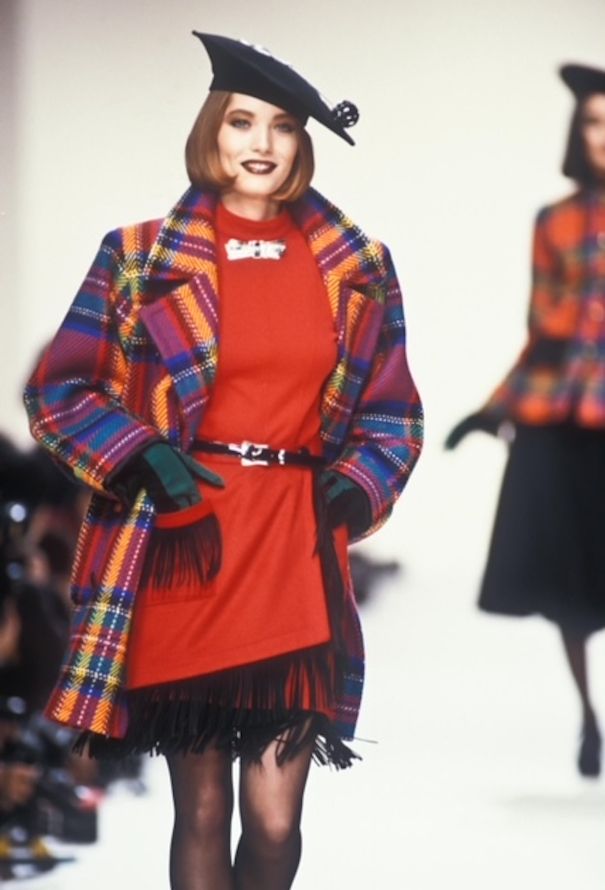 Saint Laurent Knit Fringed Scarf, Fall 1992 - 3