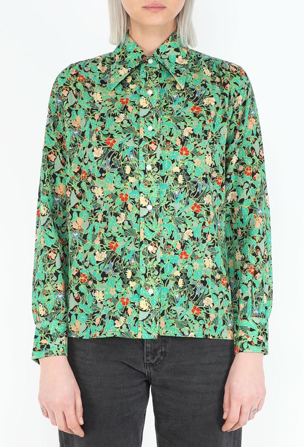 Saint Laurent '70s Floral Printed Shirt - 1